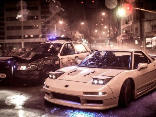 Need for speed, Acura NSX vs police car wallpaper @wallpapersmug : https://ift.tt/2FI4itB - https://