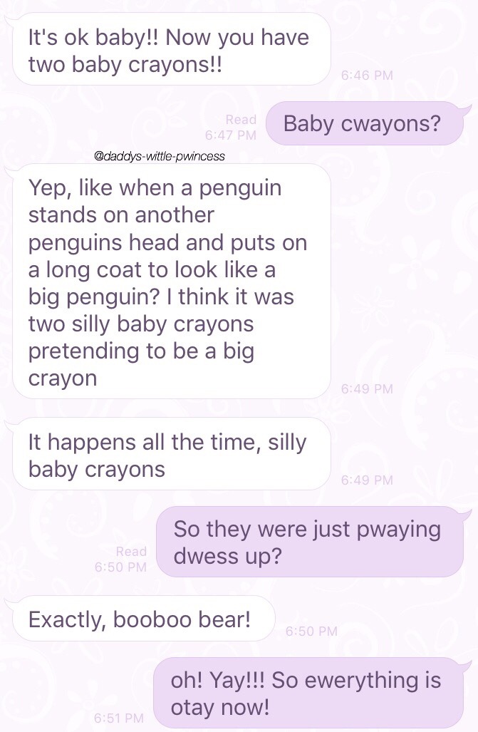 daddys-wittle-pwincess:  I broke my crayon and this is what happened. THIS IS HOW