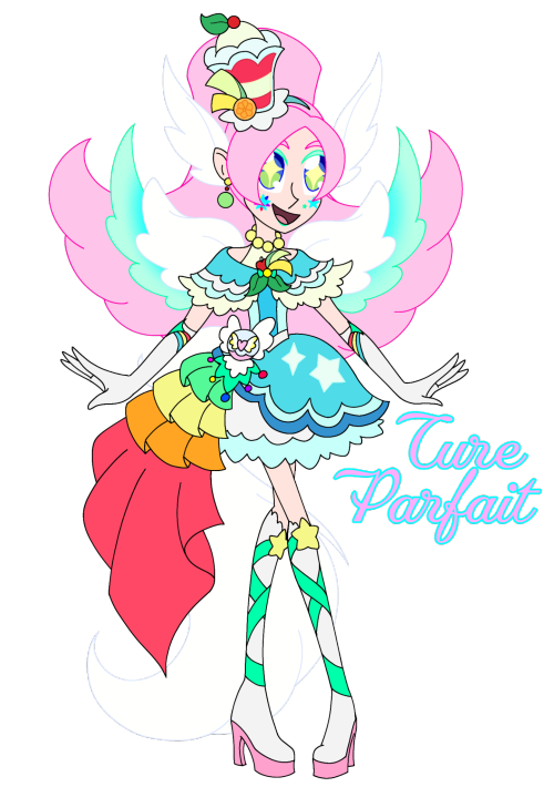 Cure Parfait In Tropical Rouge Style