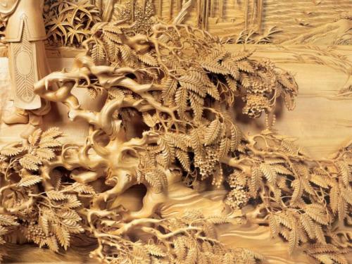 orientallyyours: More examples of Dongyang wood carving reliefs via: 枫林晚居 blog