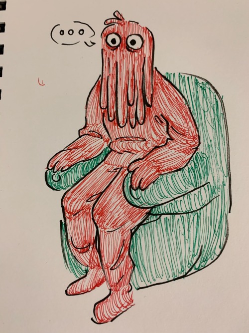 Hey Tumblr Im Back With A Red Guy Doodle From Class