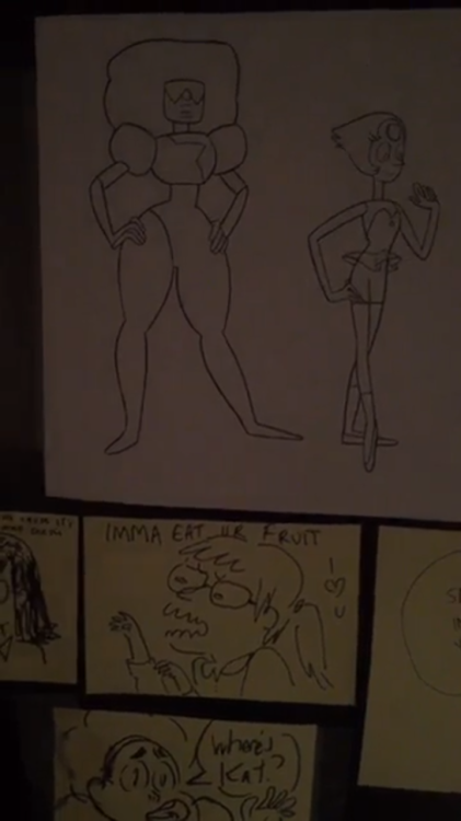 awkwardblacknerd:  Drawings from Kat Morris’ adult photos