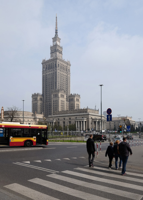 scavengedluxury:Palace of Science and Culture. Warsaw, April 2016.