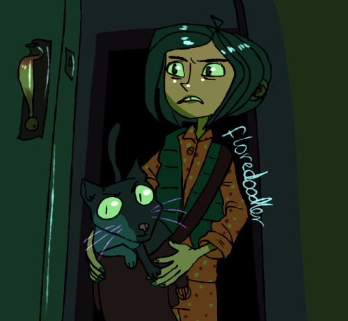 floredoodler:  Coraline screenshot redraws 