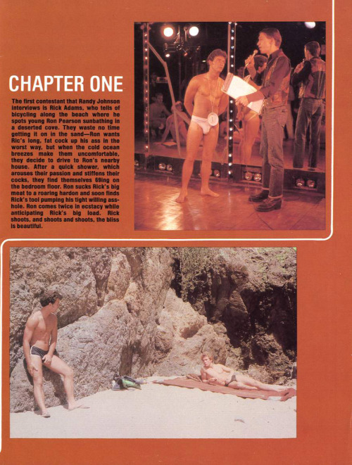 From FLASHBACKS (1981) Models are Rick Adams &amp; Randy Johnson (top) Rick Adams &amp; Ron 