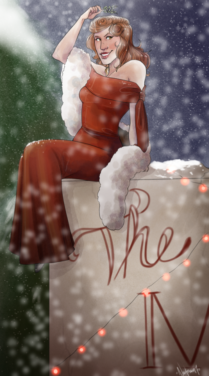 danaan13: vectober: @commonwealth-hugs ‘s Christmas present for @danaanroze of their gal Ness c:  I 