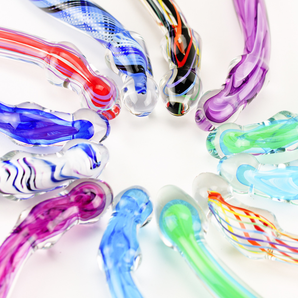 smittenkittenmn:Standard Glass S-Curve dildos at our Minneapolis store. These are