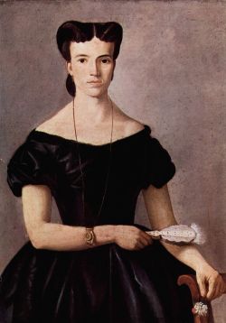 Giovanni Fattori (Livorno 1825 - Firenze 1908), Signora Con Ventaglio (Lady With
