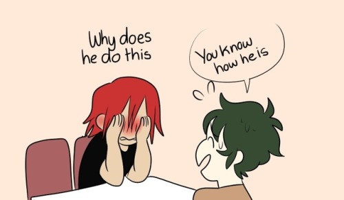 doodlingclown:  Bakugou is competitive even in dating   //Btw tumblr brings my picture to shit quality so please click on it for better quality