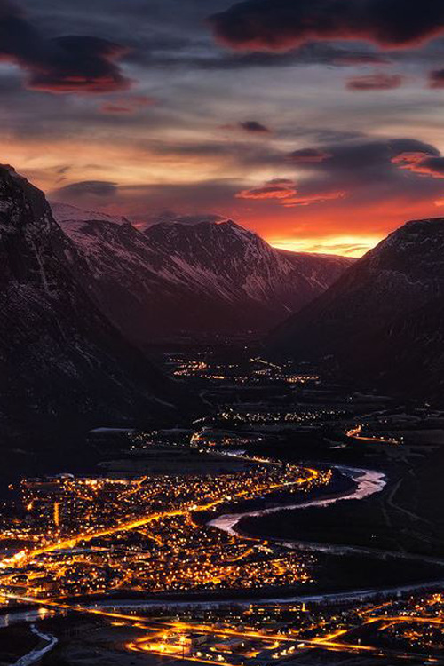 The Valley Of LightPhotographer: Haakon Nygård Source: 500px