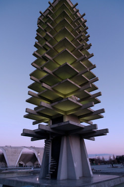  Komazawa Olympic Tower by Kenzo Tange Designed along with a large stadium for the Tokyo Olympics in 1964. 