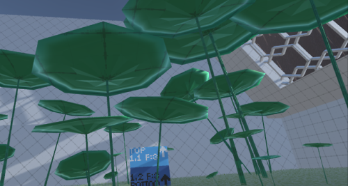 Taking a break from working on the character controller to make some giant plants and fancy windows.