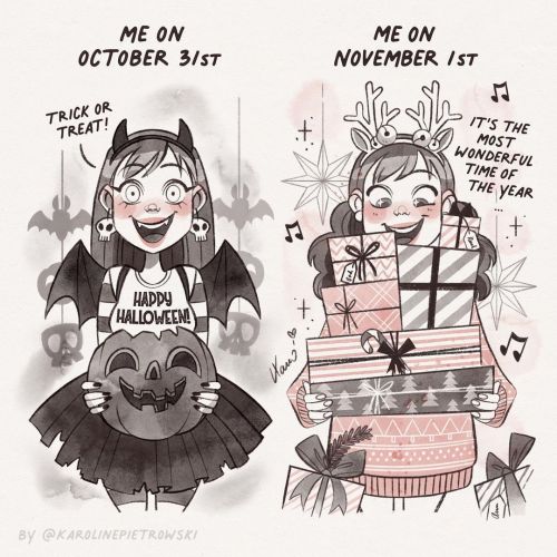 I felt like redrawing an older comic of mine. Halloween is over & I know I am not the only one w