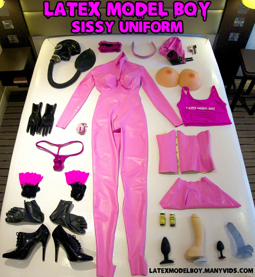 sissymarcia: latexmodelboy: I had a lot of fun filming with all of this for new videos that will be 