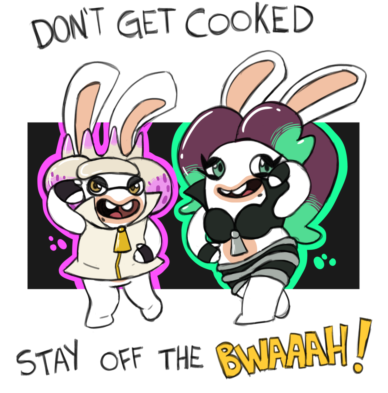 a-lrightythen:I know everyone was going crazy over Rabbit Splatoon a while back,