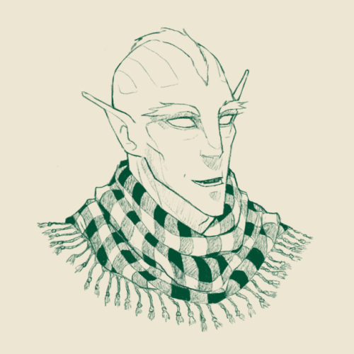 gitwrecked:Ulazes, ft. very indulgent scarf patterns.