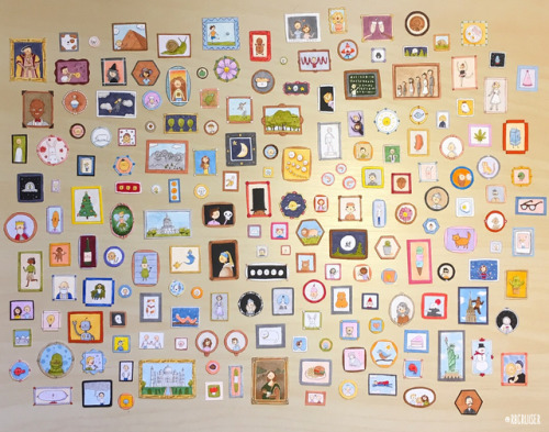 ryanbcruise: Mini gallery wall installed, now on the lookout for mini art thieves! 