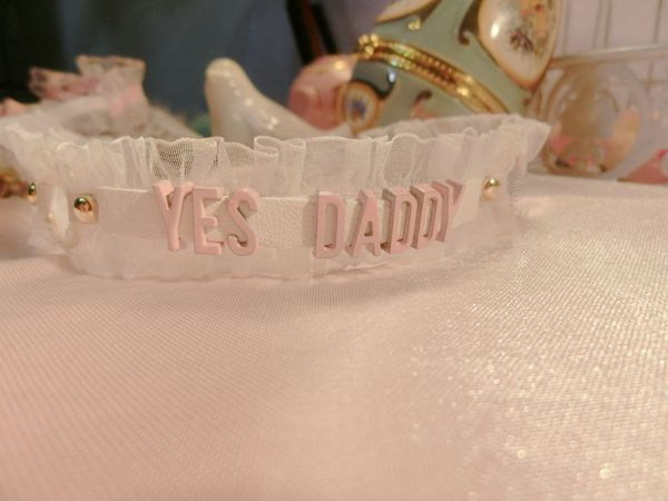nymphetfashion:  Yes Daddy, Evil Baby &amp; Eat Me Chokers Use the code “nymphet”