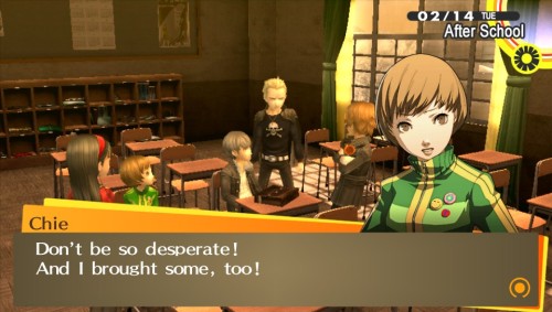 Persona 4 The Golden: Chie vs. Valentine’s Day ¼ A normal start free of tension