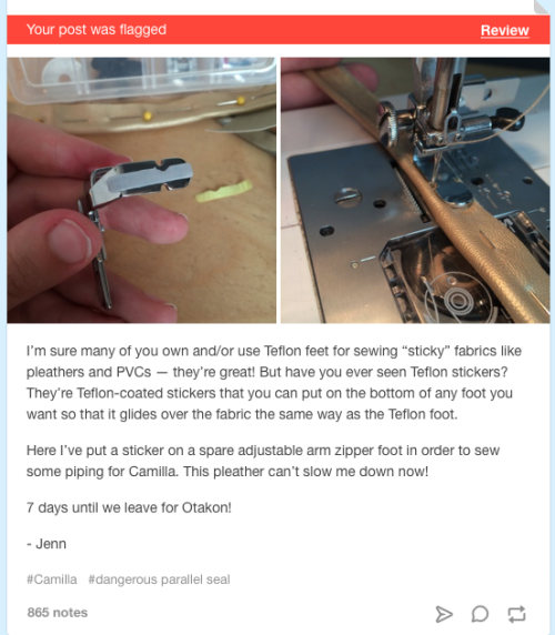 dangerous-ladies: I have no idea how to check for flagged posts, but someone pointed this one out to