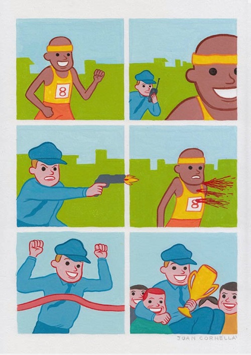 raychjackson:  acolorblue:  Joan Cornella.   TELL IT LIKE IT IS