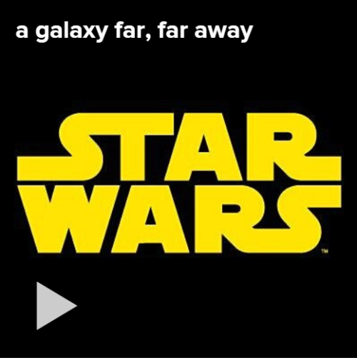 skyguyed: a galaxy far far away  ▶ listen (2 hrs) Soundtrack on shuffle from the six films
