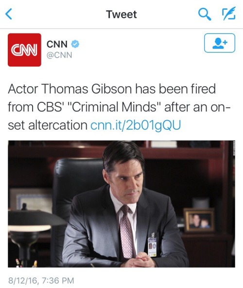 He literally is Criminal Minds. The BAU can’t run without Hotch, what are they thinking? The show wo