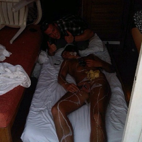 irookies:  Passed out in Ibiza.