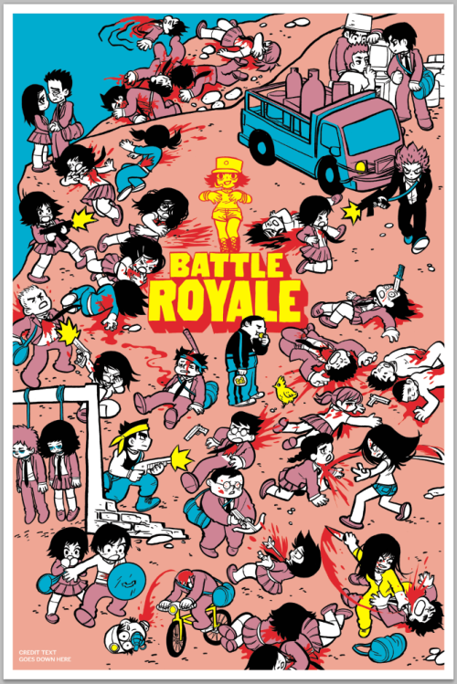 thecinemasuicide:  Battle Royale by Brian Lee O’Malley