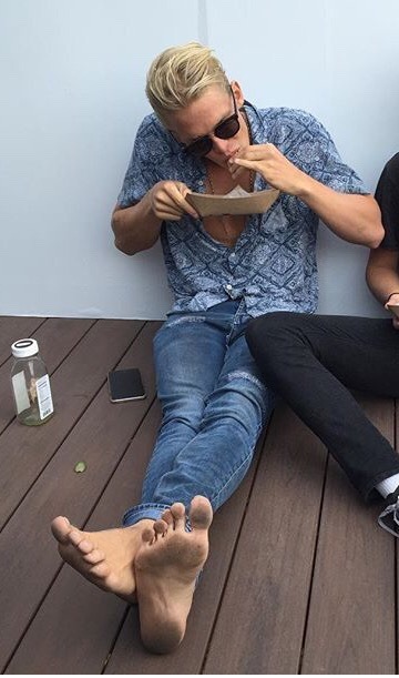 quillboy123: Dirty or not, his feet tho   super lovely