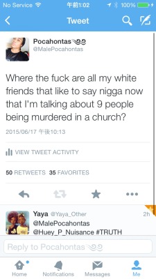 mangoluvah:  snizzydoesit:  stopwhitepeopleforever:  10 screenshots from my rant on the Charleston Shooting tonight.  Talk yo shit  Get it out baby because we all are right there with you…