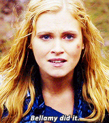 clarke-griffin:clarke “i have no chill when it comes to worrying about bellamy blake” griffin