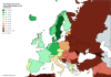 Support for same-sex marriage in Europe.
[[MORE]]by trinitronbxb:
Source:
https://en.wikipedia.org/wiki/Same-sex_marriage#Opinion_polling