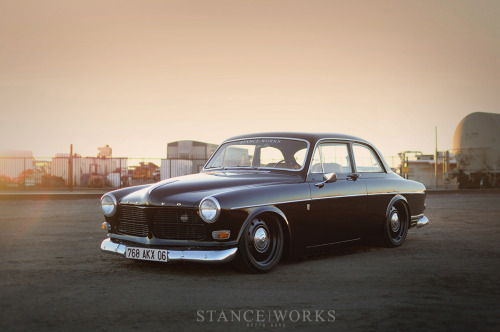 Keith Ross&rsquo;s Slammed 1966 Volvo Amazon 122. (via Stance Works - Keith Ross&rsquo;s Sla