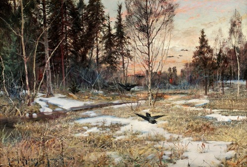 Anshelm Schultzberg (1862-1945, Sweden)Landscapes 2Schultzberg was a Swedish landscape painter, spec