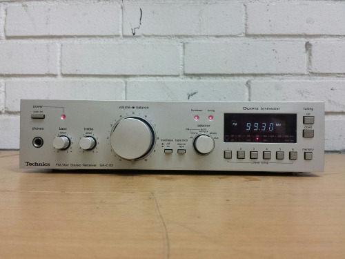 Technics SA-C02 FM/AM Stereo Receiver, 1979