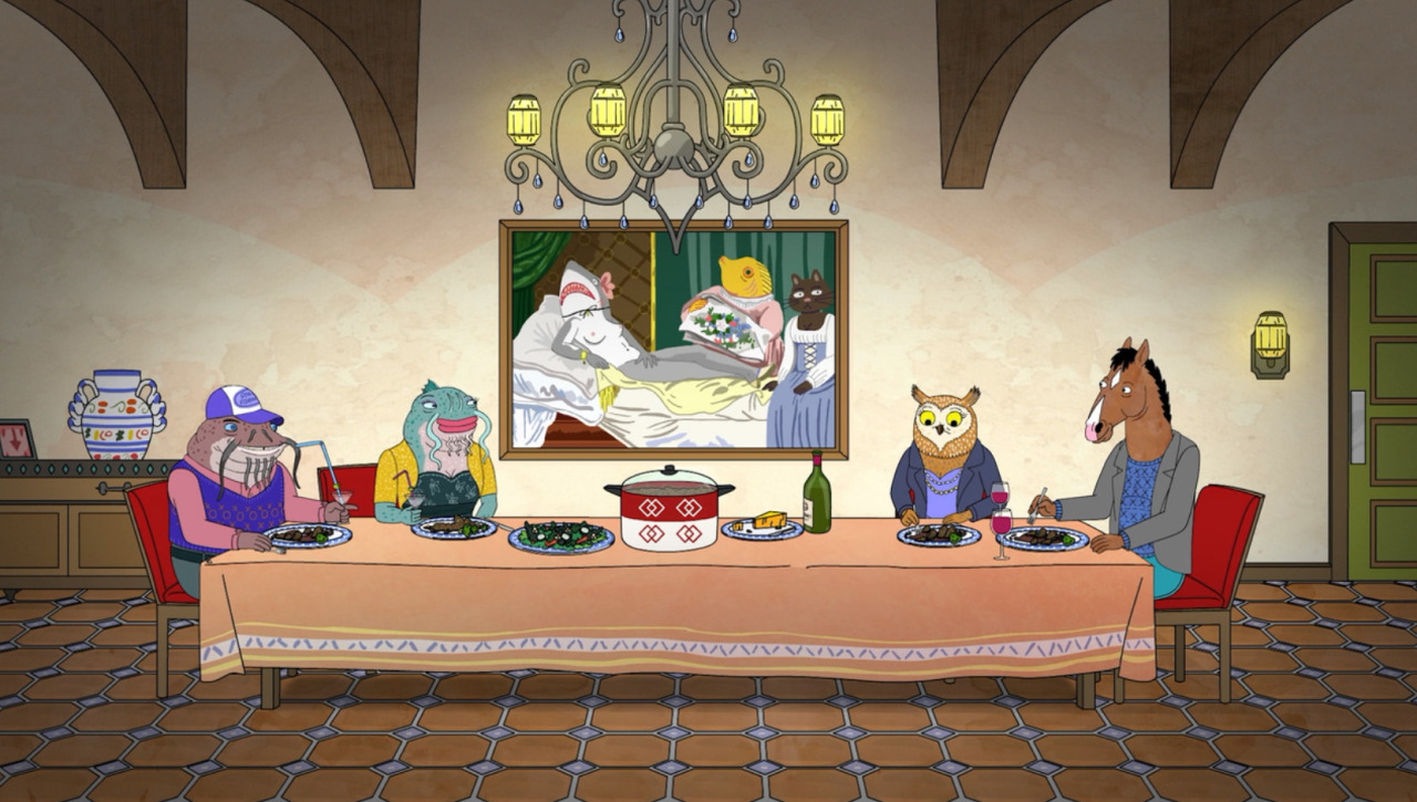 omg that painting is the bestthis show is the best*adds spoiler tag just in case*