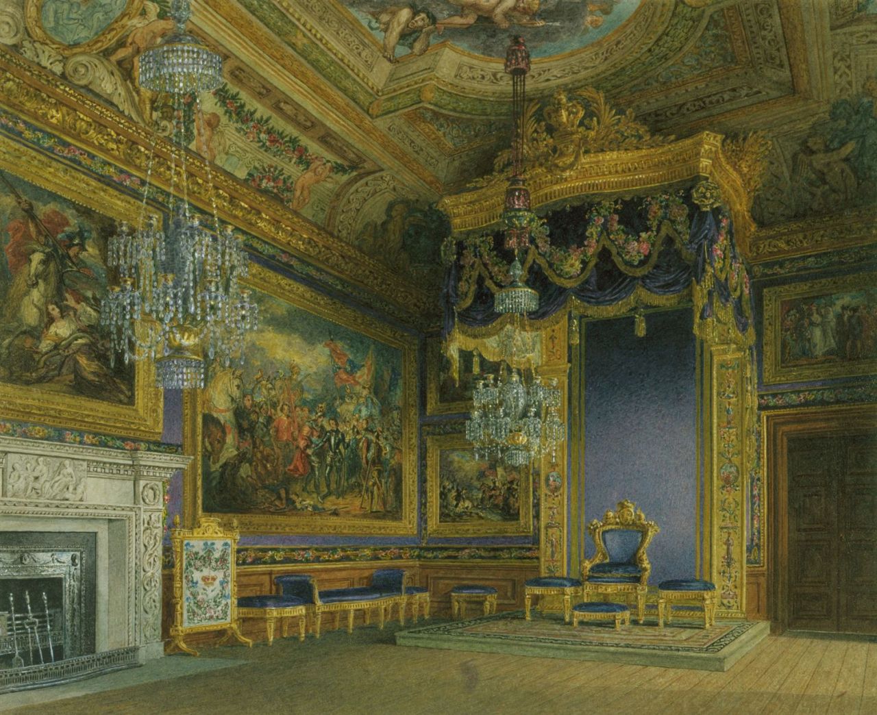 Inside the King’s Audience Chamber, Windsor Castle