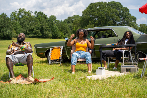 Skip Marley video shoot for “Make Me Feel” featuring Ari Lennox and Rick Ross. Photograpghs by Jonat