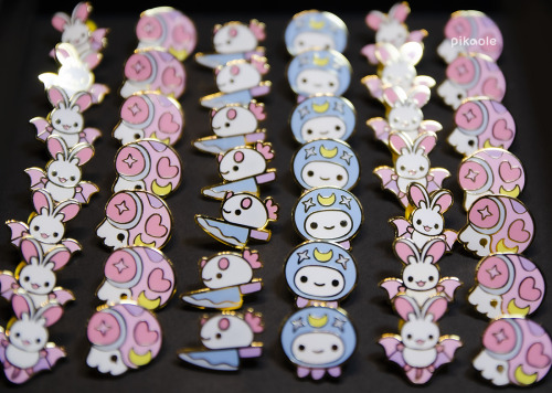 pikaole:Enamel pin set for patreon secret shop