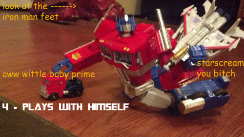 transformrollout94:  What Optimus Prime does on his days off 