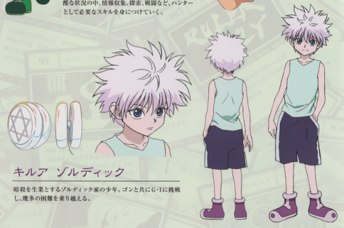 Character Designs for Hunter x Hunter 2011