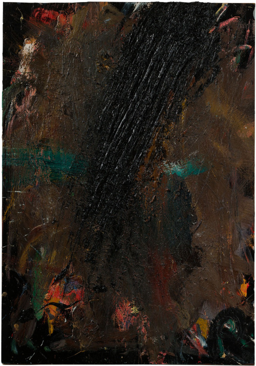 ochyming:ARNULF RAINER    Austrian, b. 1929    Fingermalerei || Finger Painting, 1982-1987   Oil on 