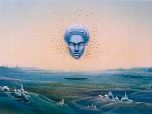 talesfromweirdland:Images from the 1988 French sic-fi feature, Gandahar.It was directed by René Lalo