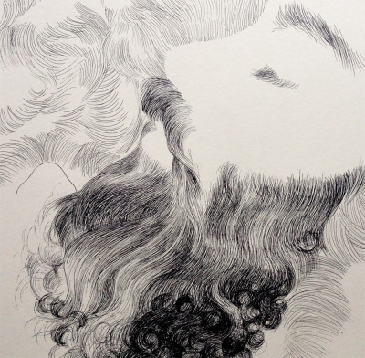 thedailydrawingproject:
“Rêve de barbu, 1er octobre
2013 / feutre sur papier
by Olivier Flandrois - The daily drawing project
”