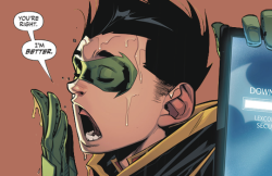 damianwaynedaily:  You think you’re so cool, but you’re not even a half-way decent batman!You’re right! I’m better.  