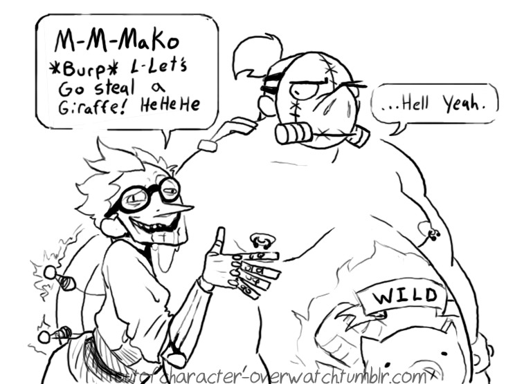 evilguacamole:  outofcharacter-overwatch: ((More “Rick Sanches Junkrat”)) -Mod