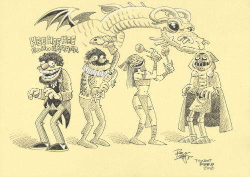 xombiedirge:  Muppet Comic Book Mashups by Roger Langridge
