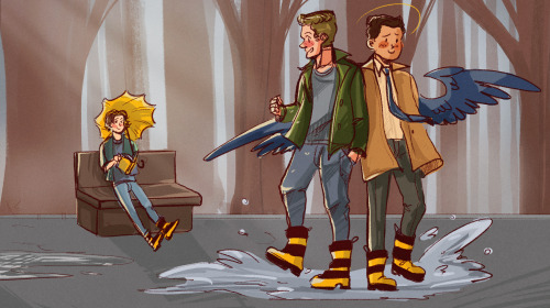 sketchydean: the brotherhood of the bee boots