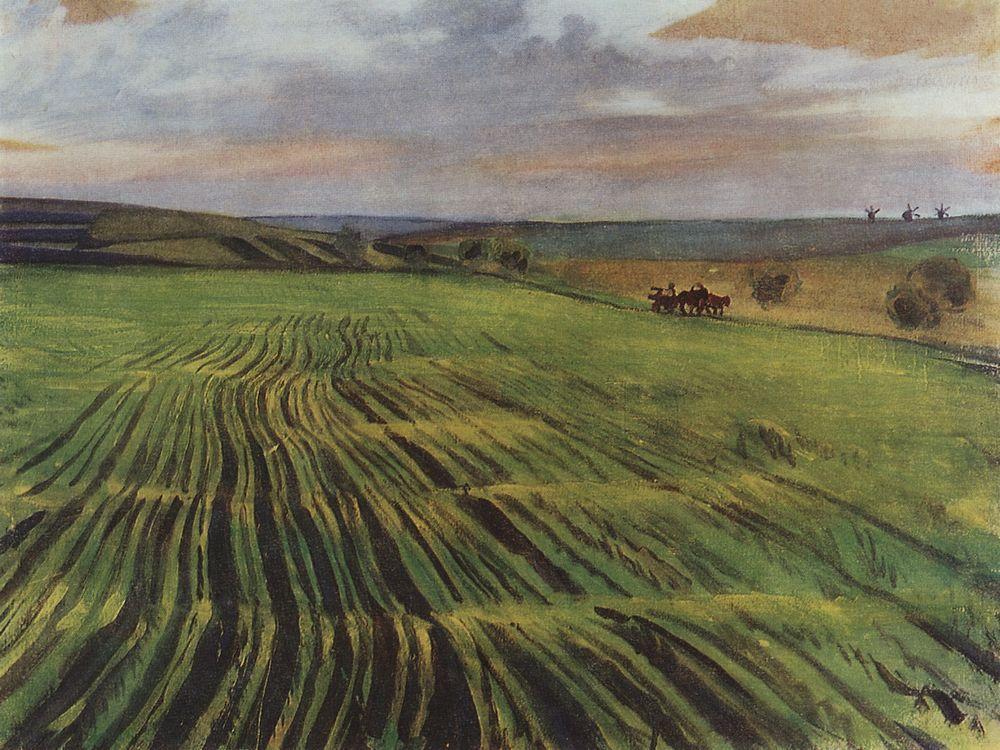 Zinaida Serebriakova, Winter wheat (1910)